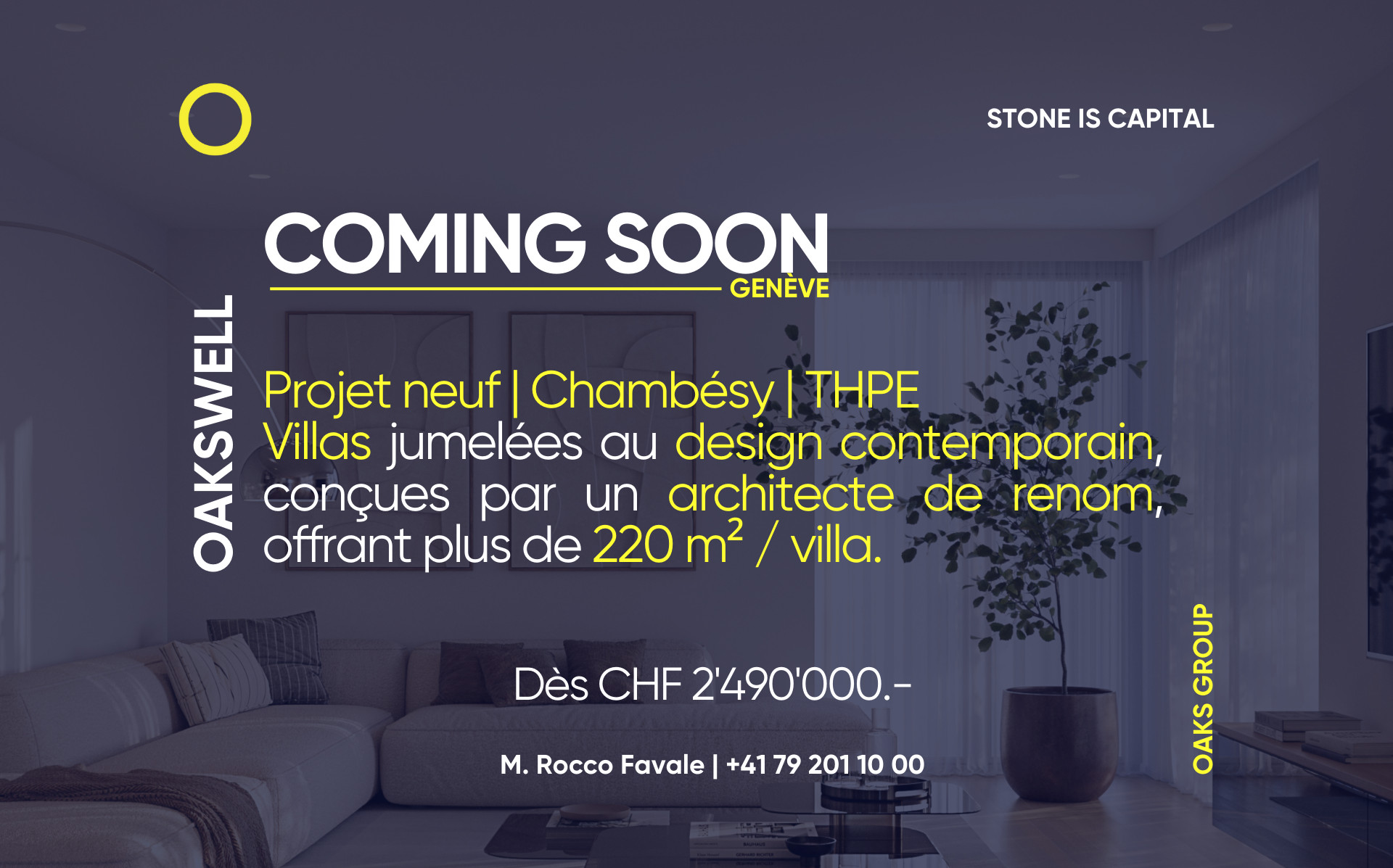 COMING SOON CHAMBÉSY